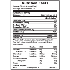 Muscle Core™ 100% Whey Platinum Standard Chocolate, 74 Servings
